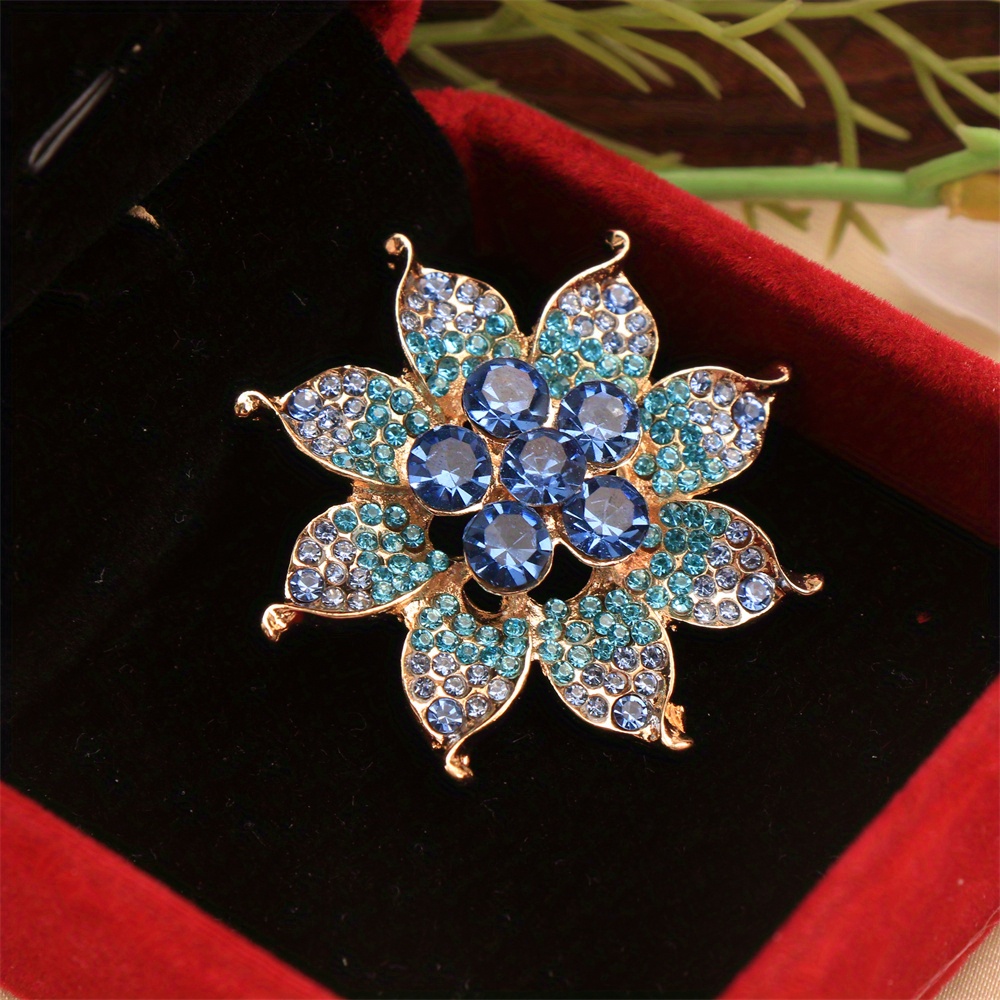 TEMU Une broche incroyable avec un motif floral dans un style baroque, parfaite pour et les femmes. Cet accessoire de bijouterie est délicieux pour