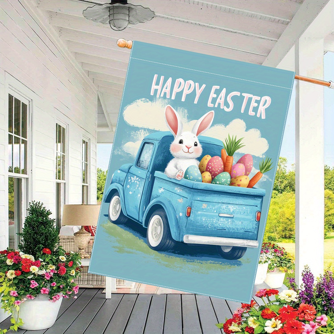 

Easter & - Double- Polyester Decorative For Decoration, 28x40 , No Needed