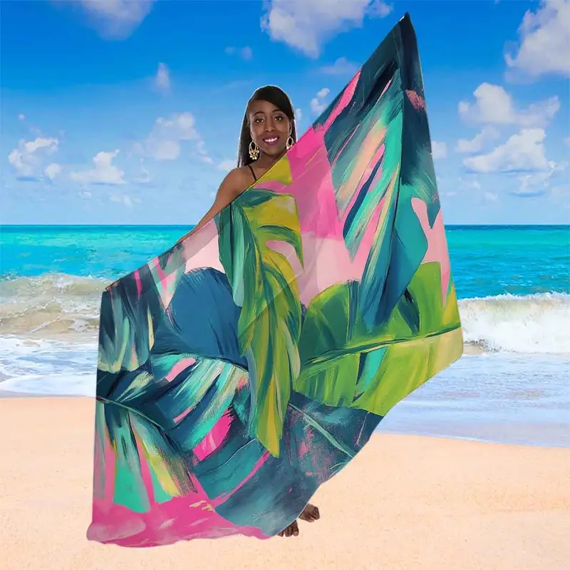 banana leaf series pattern beach sarong semi - Temu banana leaf series pattern beach sarong semi - Temu