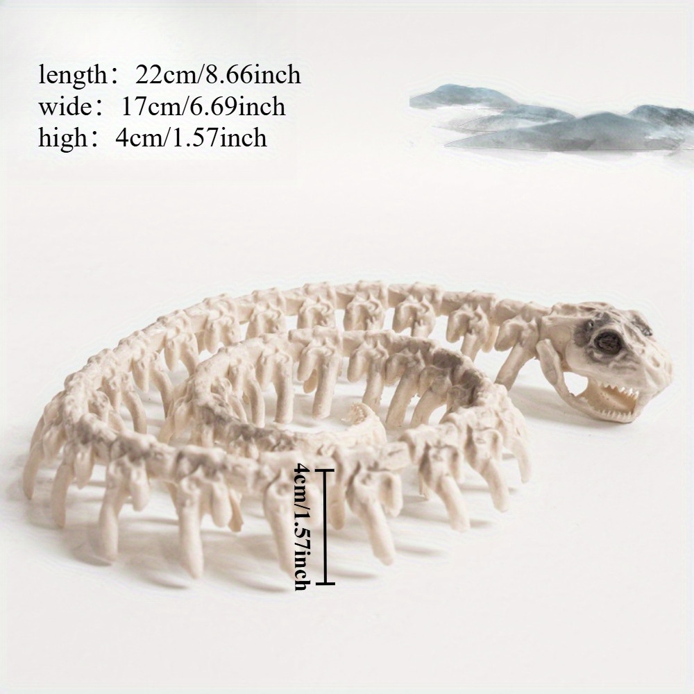 Image of 1pc Halloween Dark And Terrifying Animal Skeleton Decoration Props For A Haunted House - Mice, Cats, Dogs, , Birds