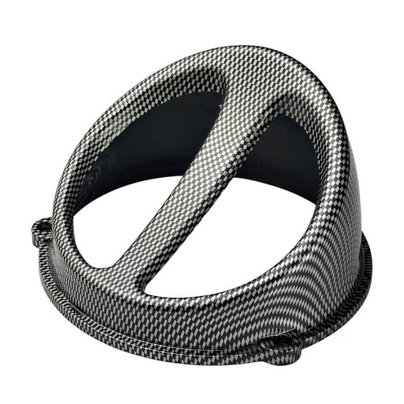 TEMU Scooter Engine Fan Cover For , Abs Shell With Carbon Fiber Pattern, Heat Resistant & Lightweight, Airflow Design, 5-minute Install, Ideal For