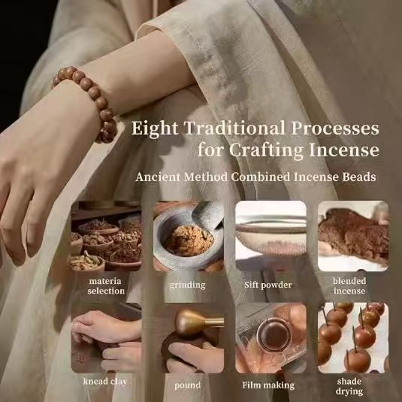 Mithra Lady Jasmine Tea Scented Perfume Bead Bracelet