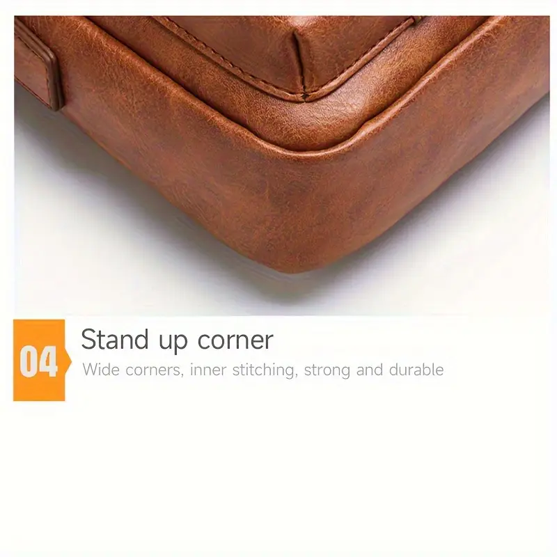 a single shoulder crossbody bag for men women with long wallet and short wallet integrating business leisure and commuting support details 18