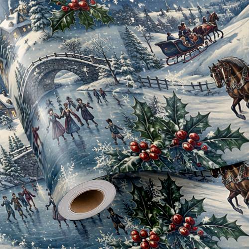 1 roll 50x300cm 19 7x118 1in gift wrapping paper stylish floral beautiful for gifting birthdays holidays vibrant colors easy to wrap diy essential beautiful pattern home decor vibrant colors gift not included