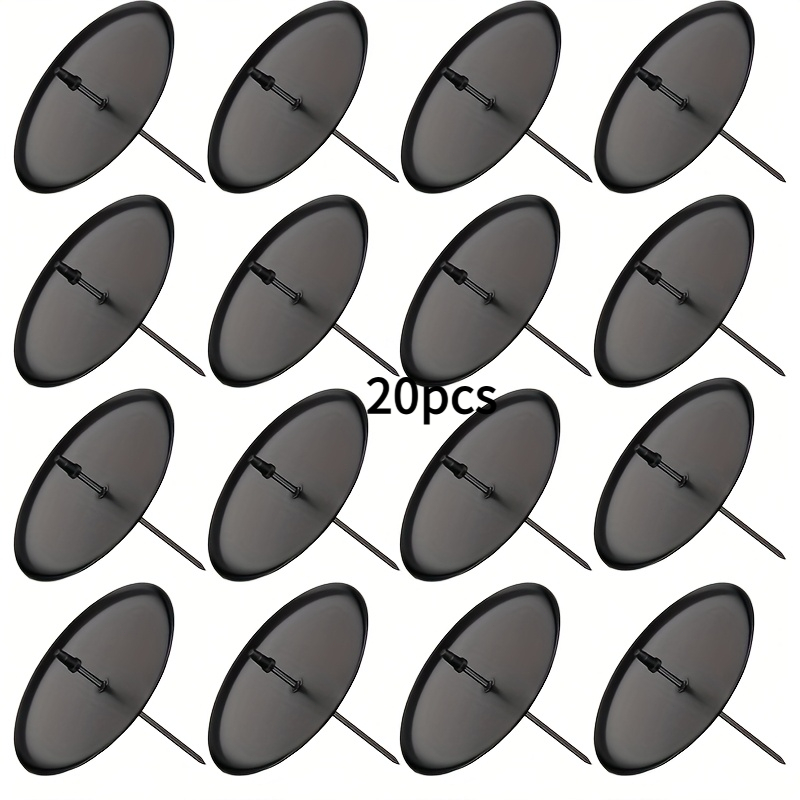 TEMU 20pcs Metal Cone-shaped Candle Holder Decoration, Advent Decoration Candle Holder, Dining Table Center Decoration, Retro Decoration Ornament,