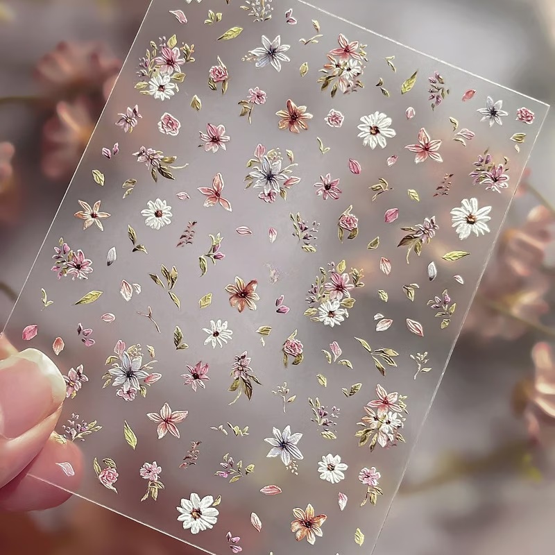 Flower Daisy Nail Stickers