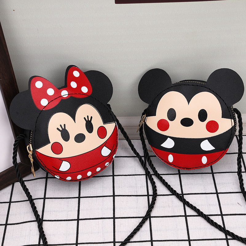 

1pc Disney Cute Cartoon Pu Shoulder Crossbody Bag, Travel And An For Birthday, Thanksgiving, And Halloween Gifts.