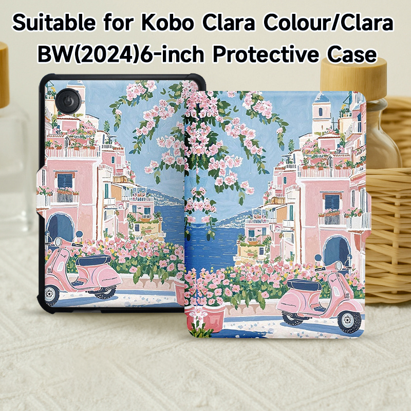 TEMU Fashion E-reader Protective Case For Colour/ Bw 2024 6-inch, 2e (2022) 6-inch, 6-inch 10th Gen 2019 & 11th Gen 2022/2024, Compatible With