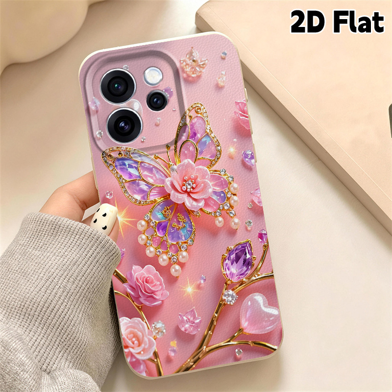 품목 사진 휴대폰 케이스 - Oppo A5X/A6X/A6T/A6K/A6S/A6 /A6C/A6Pro/A74/A95/F23/Reno16용 2D 플랫 스타일 패턴 휴대폰 케이스, 귀여운 창의적인 만화 선물 (축제, 부활절, 크리스마스, 할로윈 장식 패턴2401)