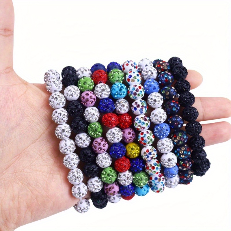 Glittery Sequin Baseball Bracelet for Men & Women