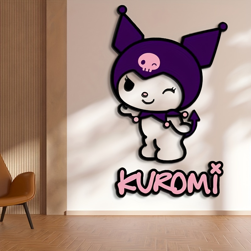 

Sanrio M 3d Acrylic Wall Stickers, Cute Cartoon Pattern, Modern Wall Mount, Indoor Living Room Decoration