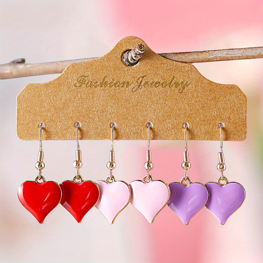

3 Of 's Day Women's Set 's Day Pendant Women's 's Day Alloy Drop
