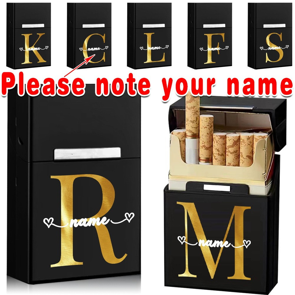 name of cigarette holder Personalized Engraved Brass Case for 12 Cigarettes, 85mm Cigarette Box, Metal Cigarette Holder, Father Gift, Gift for Him/her Amazon Best Sellers: Best Cigarette