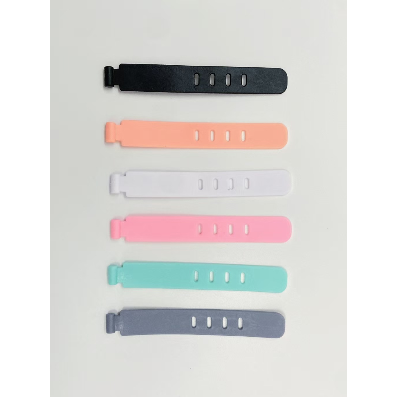 TEMU 26 Reusable Silicone Cable Organizers- High Elasticity Cable Management Bands For Earphones, Usb , And Electronic Devices, Durable Plastic Cable