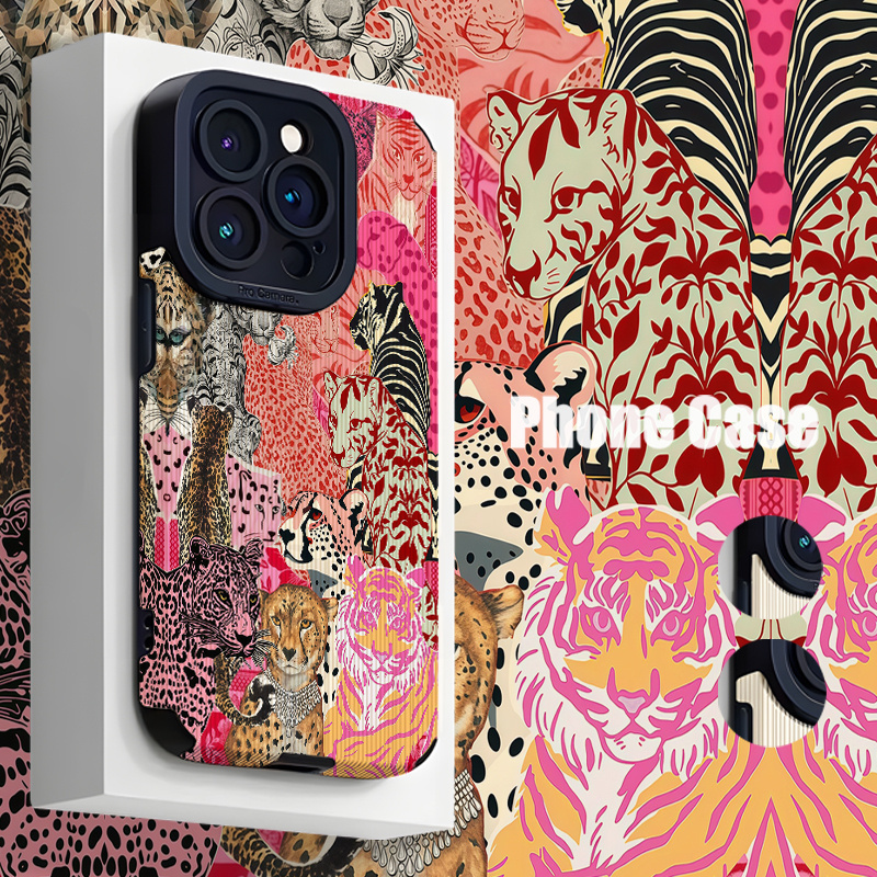 TEMU Phone Case: Leopard Print Phone Case For Iphone 17/17 Pro/17 Pro Max/16/16 Plus/16 Pro/16 Pro Max/ Plus/15 Pro/15 Pro Max/14/14 Plus/14 Pro/14
