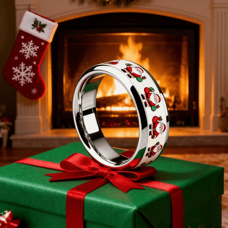 304 Stainless Steel Santa Claus Ring