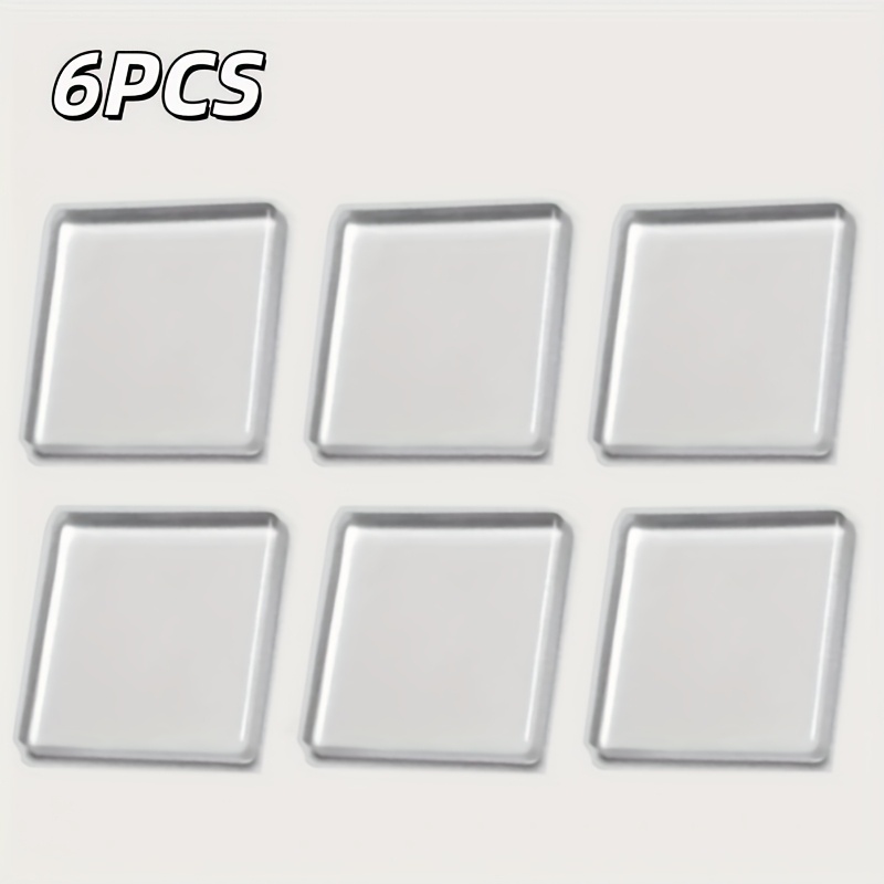 TEMU 3/6/12 Piezas de Almohadillas Anticolisión para Puertas - Protectores de Pared Autoadhesivos Sin Taladro, Amortiguadores Especiales para
