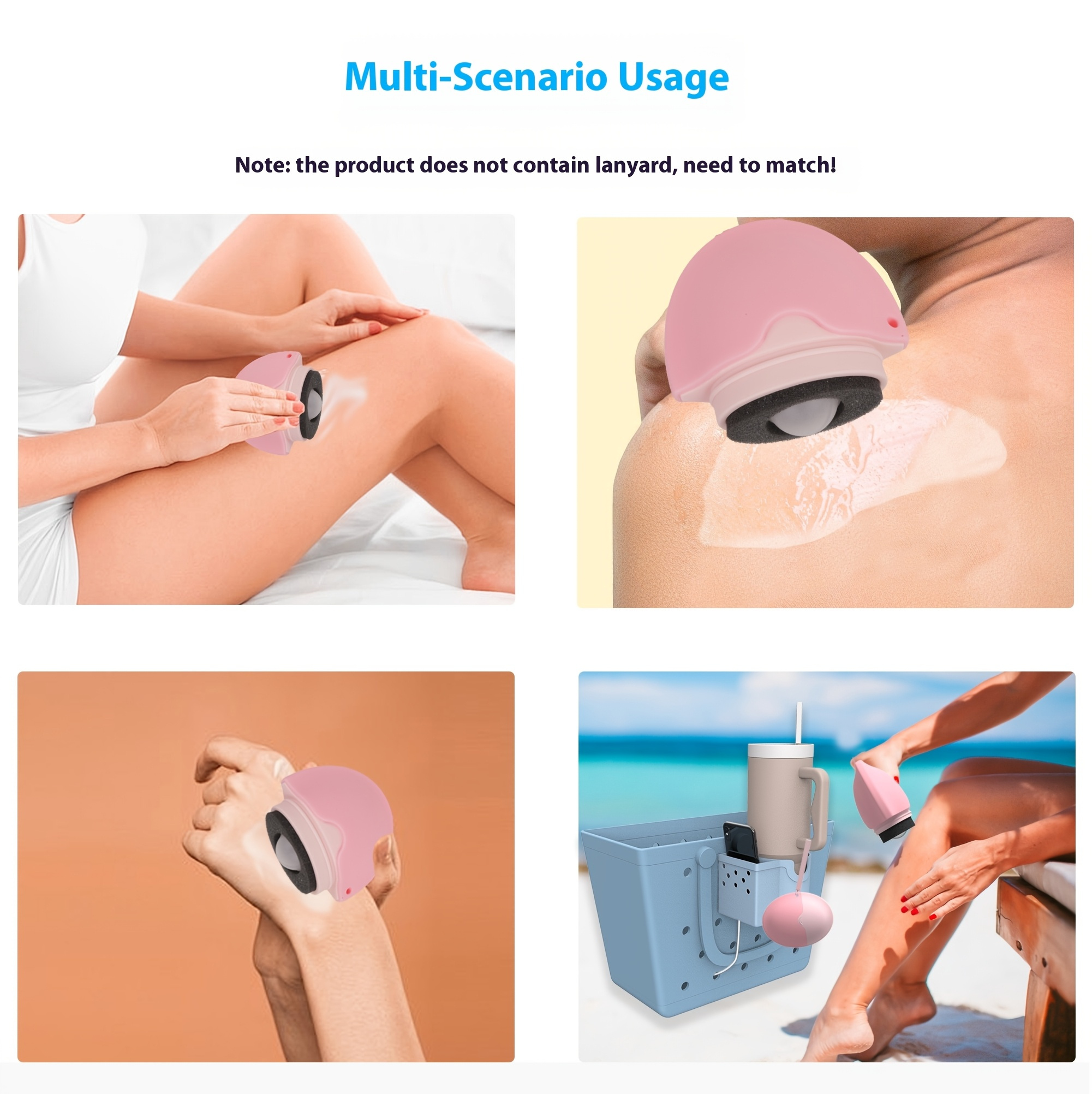 1pc sunscreen applicator with mess free application hygienic design leakproof for travel ideal for babies kids adults beach pool compatible with liquid gel sunscreen smooth application lotion dispenser protection easytouse roller hand wash only adults details 8