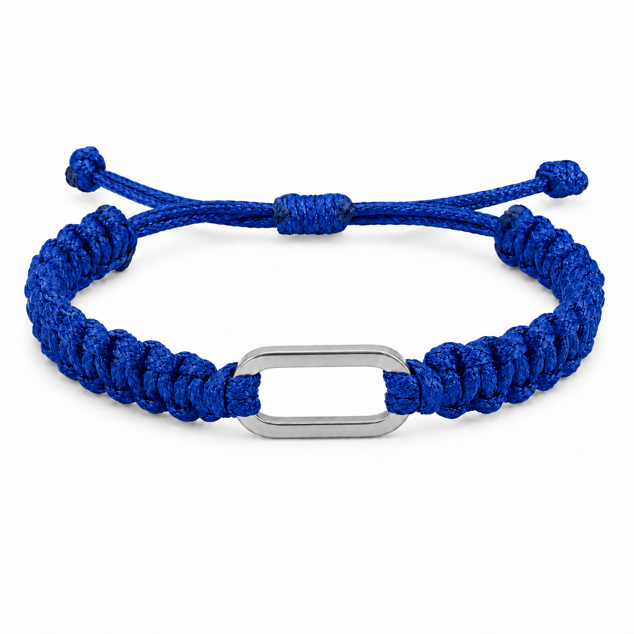 Personalized Two Name Oval Link Bracelet, Adjustable Wristband