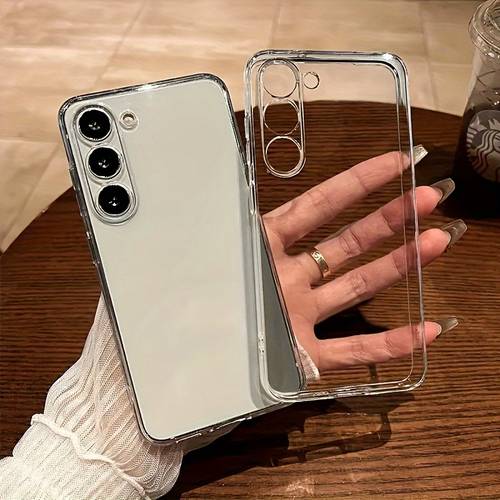 phone case transparent phone case suitable for samsung galaxy s26 ultra s26 s26 plus a14 a15 a16 a17 a25 a26 a34 a35 a36 a37 a52 a53 a54 a55 a56 a57 5g soft anti fall s22 s23 ultra s24 s23fe s24fe s25 fe