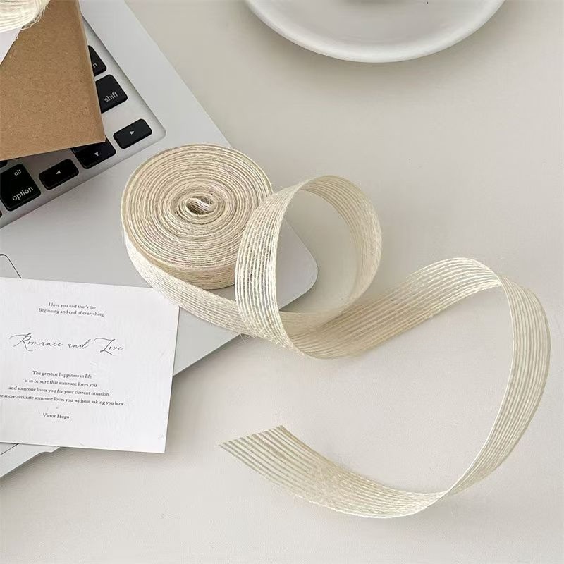 Image of And Gift Wrapping Tape Measuring 0.78 Inches By 157 Inches, Featuring Floral Ties For Packaging, Decorative Bow Ribbons, Ribbon Embellishments, And Vintage Handcrafted Decorations