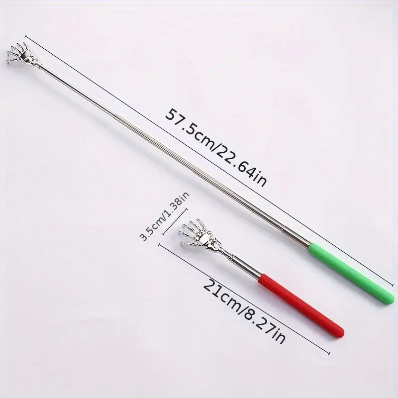 4pcs adjustable stainless steel telescopic ergonomically designed handle cool claw 6 colors portable rake Product details 0