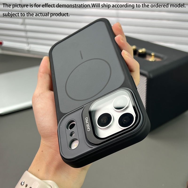 TEMU Phone Case: Suitable For Iphone 18 Pro Phone Case, Iphone 17 Lens Bracket Model, Full-coverage Drop-proof Case For Iphone 14, Magnetic Silicone