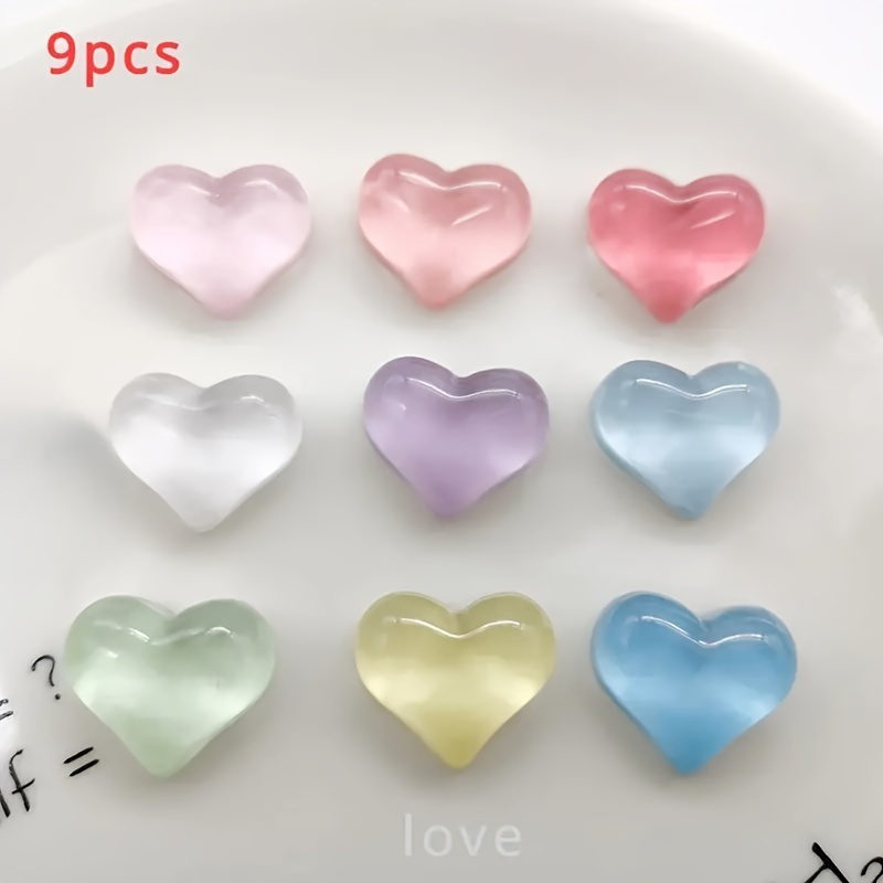 Image of 9pcs & Pink Oval Fridge Magnets Set - Decorative Plastic Magnets For Whiteboards, Lockers & Kitchen Accessories - Home Office Decor & Holiday Gifts