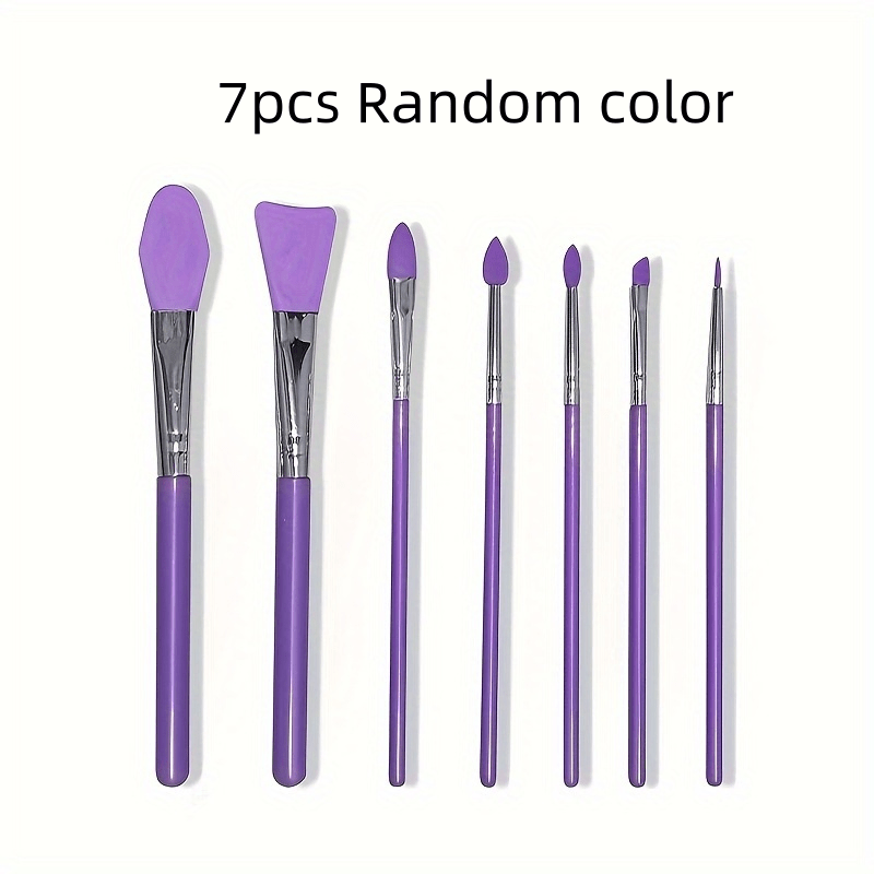 7pcs Random Applicator Kit For Resin Epoxy Art Crafting And Cream Makeup Products