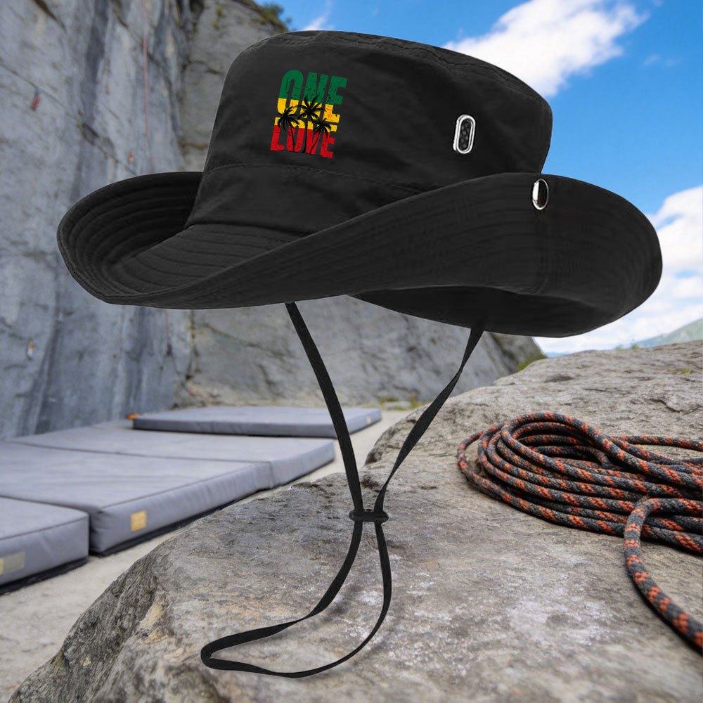 TEMU 1pc Reggae Style Coconut Tree "" Unisex Outdoor Casual Hat, Climbing Hat - Perfect For Sports, Cycling, Fishing, Hiking, And Camping - Beach Hat