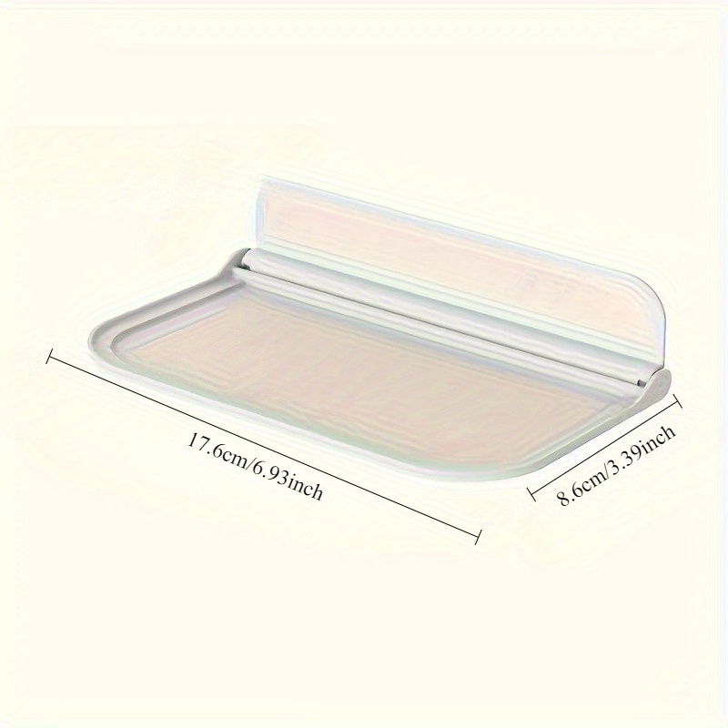 TEMU 1 étagère murale pliable, étagère flottante fixation, rangement pour serviettes, vêtements, idéale pour salle de bain, salon, bureau, décoration