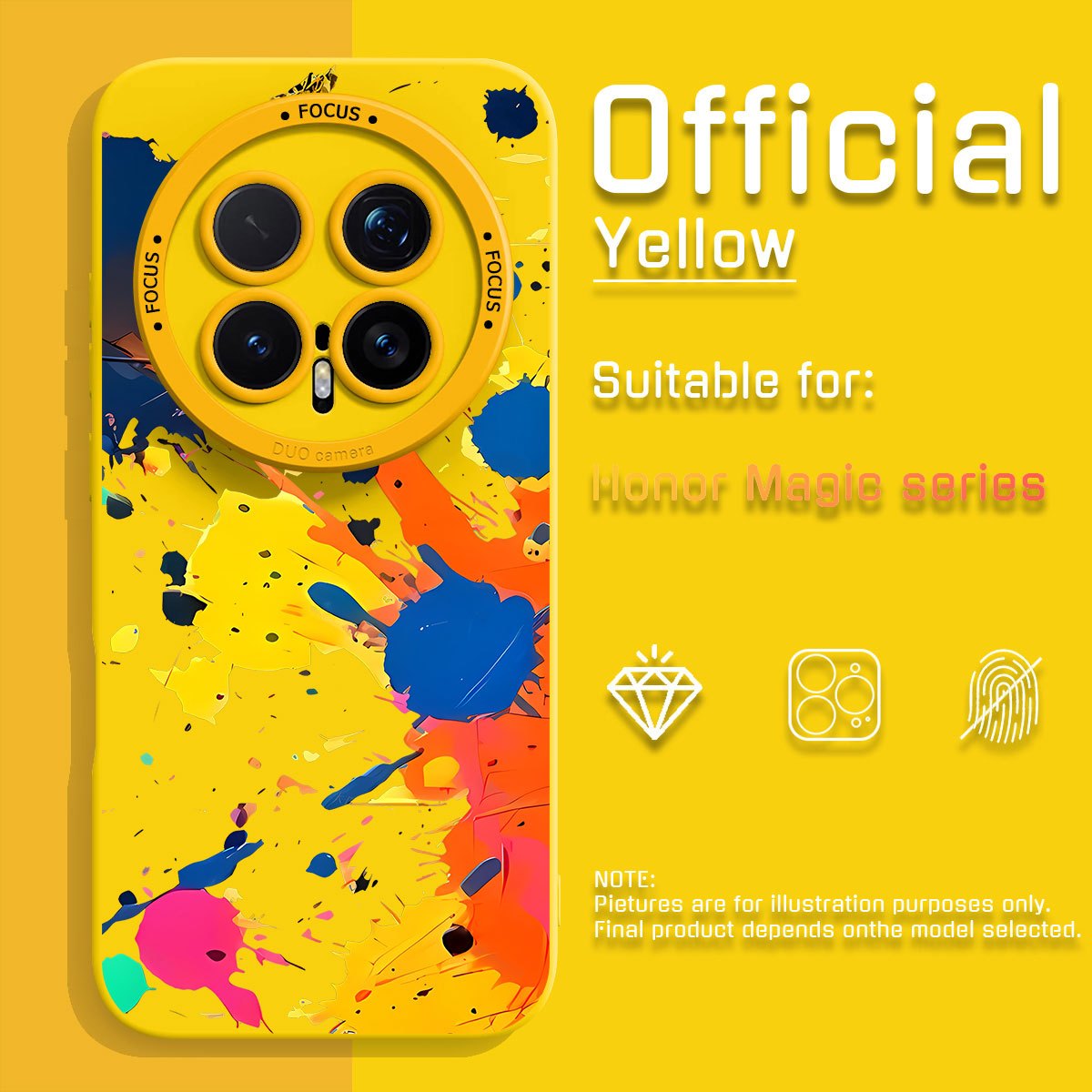 TEMU Phone Case - Phone Case , Magic 7, Magic 6 Pro All Models, Unisex Phone Cover For Men Women, Couple Matching Case, Ideal Daily Gift Couple Gift