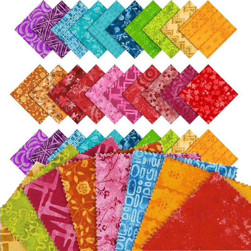TEMU 100pcs 10*10cm (3.9*3.9in) Patterned Print Theme Series, Printed Hand-pieced Fabric, Hand-pieced, Strip Diy Craft Materials. Includes Sets With