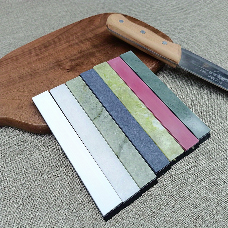 natural sharpening stone for kitchen knives   whetstone oil stone   stones metal grindstone polished bar details 5