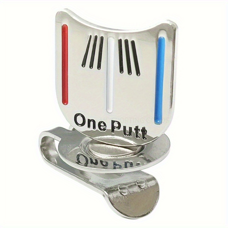 TEMU 1pc Golf Metal Oneput Sight Line Badge Ball Position Mark Golfballmark