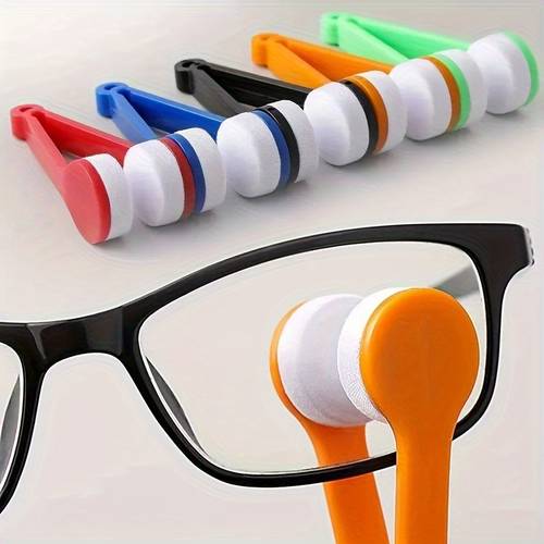 portable eyeglass cleaner cloth ultrafine fiber microfiber lens protector with ergonomic tapered design no residue cleaning compact portable for glasses fashion glasses smart glasses eyeglass cleaner for sensitive eyes sleek glossy durable fabric