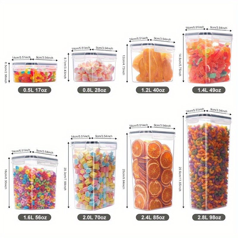 12 14 20 48 84Pcs Food Storage Container Set Fresh Keeping