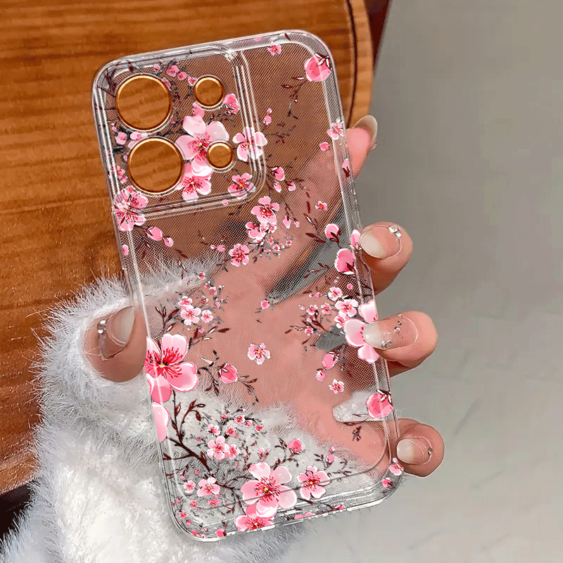 TEMU Phone Case - Cherry Romantic Phone Case Suitable For Redmi 10 12c 13 14c   A3 Note 8 11s 12 13 14pro  Xiaomi 10t 11 Lite 13t 14 14t Pro 15 Poco