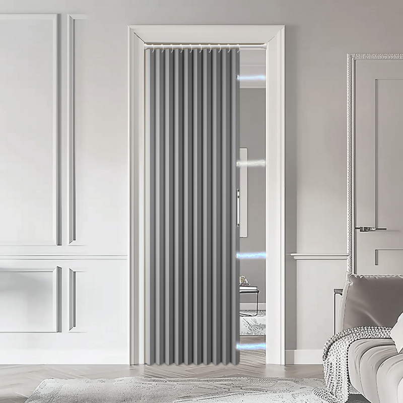1pc Magnetic Door Curtain, Insulated Door Cover, Blackout Door Curtain, , Bedroom, Living Room Kitchen, Room Partition