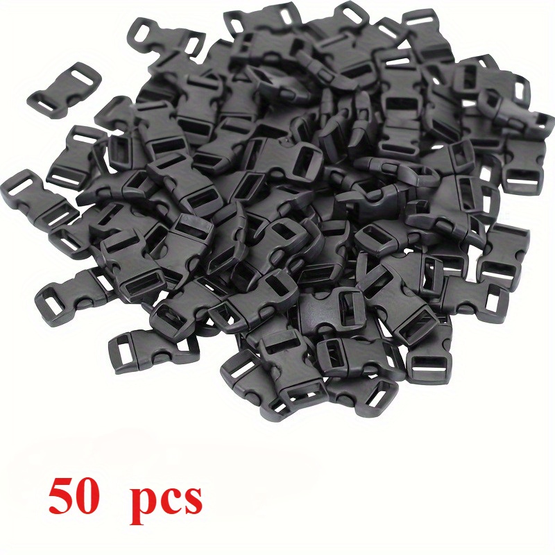 Fibbie In Plastica Per Paracord - 100 Pezzi, 10 Mm - Per Bracciali, Collari E Progetti DIY - Foto 10