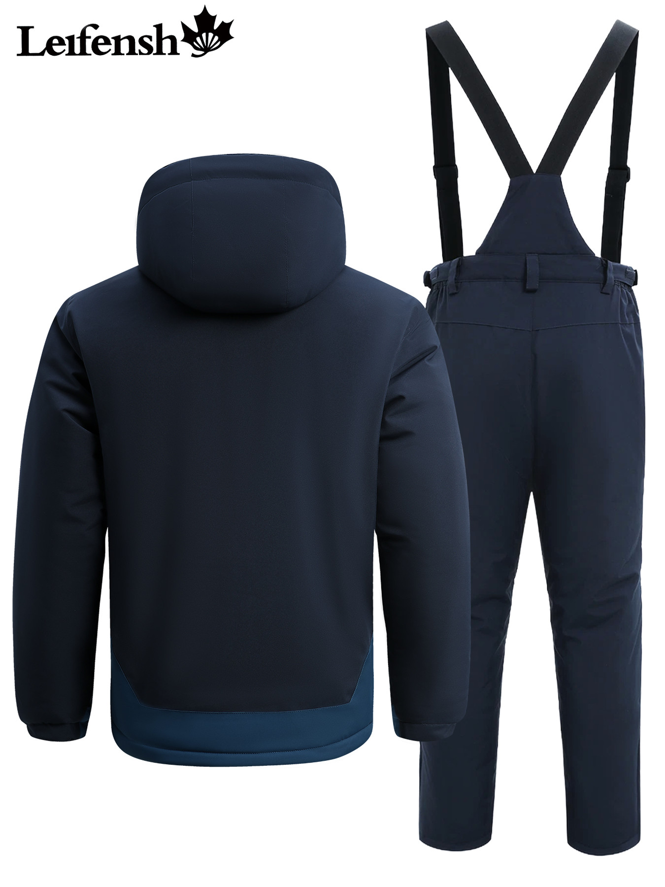 Men's Outdoor Casual Winter Sports Ski Suit, 2pcs Set