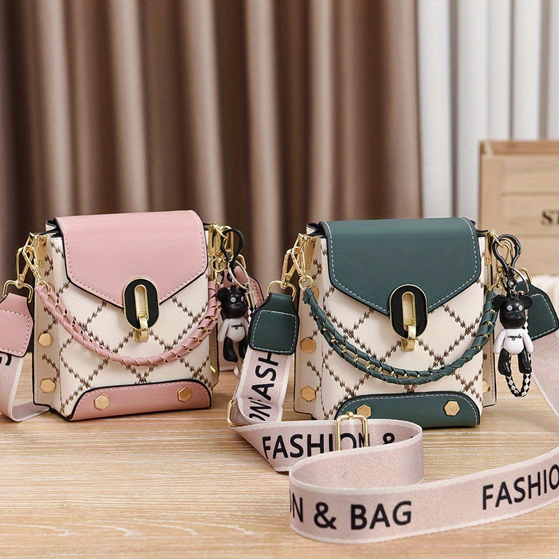 new korean version easy small square bag fashionable and versatile single shoulder crossbody mini mobile phone womens bag Product details 1