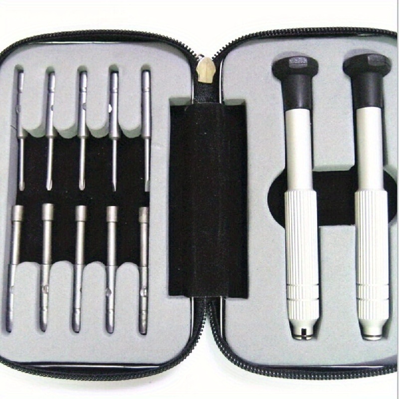1   screwdriver kit for eyeglasses watches cellphones clocks non electric repair tools with case portable no required Product details 3
