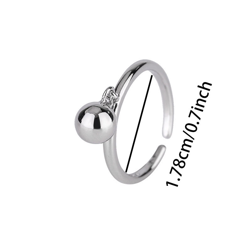 Women's Personalized Shiny Transfer Bead Ring
