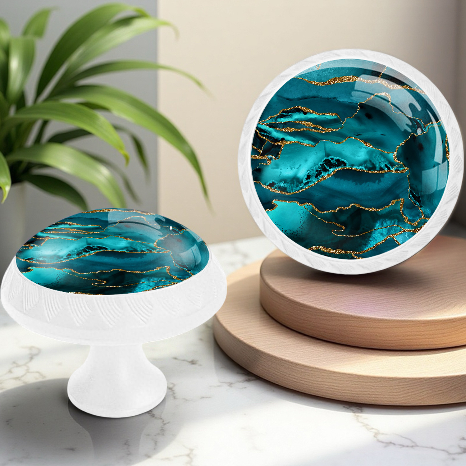 crystal drawer knobs sold on Temu United States