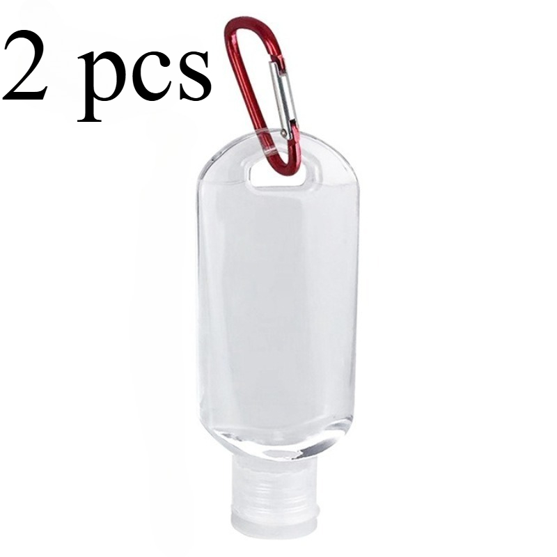 TEMU Portable Refillable Bottle With Hanging Hook, Spray Bottle, Alcohol Square Portable Hand Sanitizer, Portable Small Spray Dispenser, Outdoor Mini