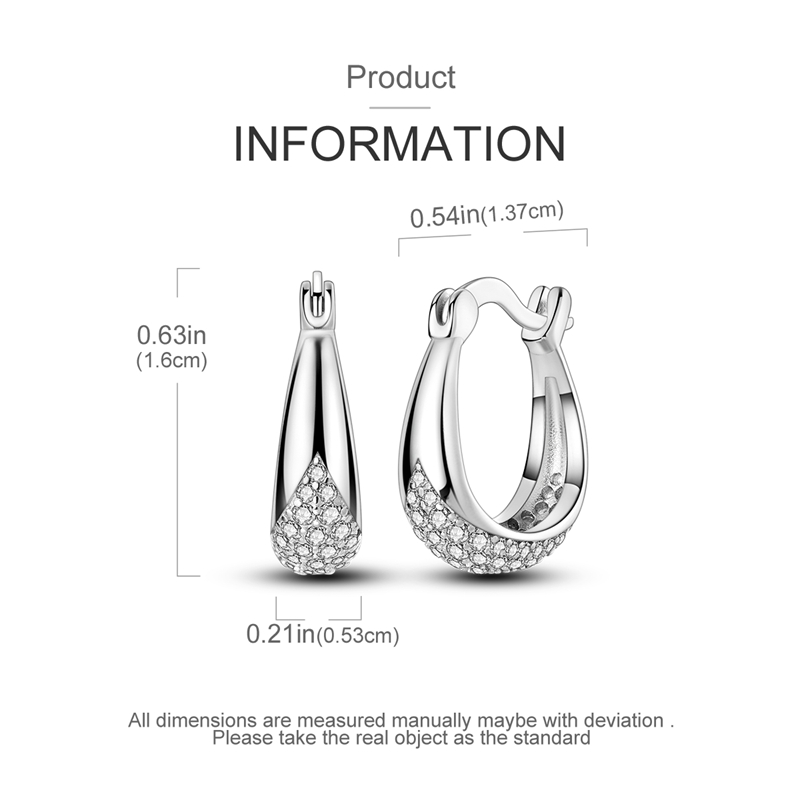 Elegant 925 Silver Earrings, Perfect for Vacations and Parties