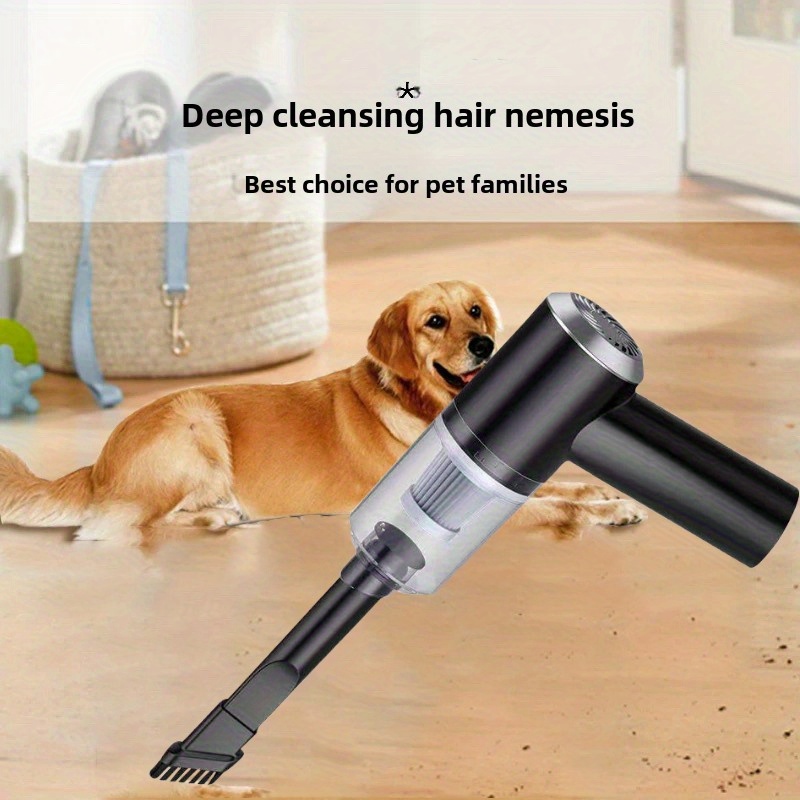 

9000mah Battery 3-in-1 Mini Vacuum Cleaner - Powerful Handheld Cleaning Kit For , Sofa, Bed Sheets Wet And Dry, Washable Filter, Strong Hair Sucking