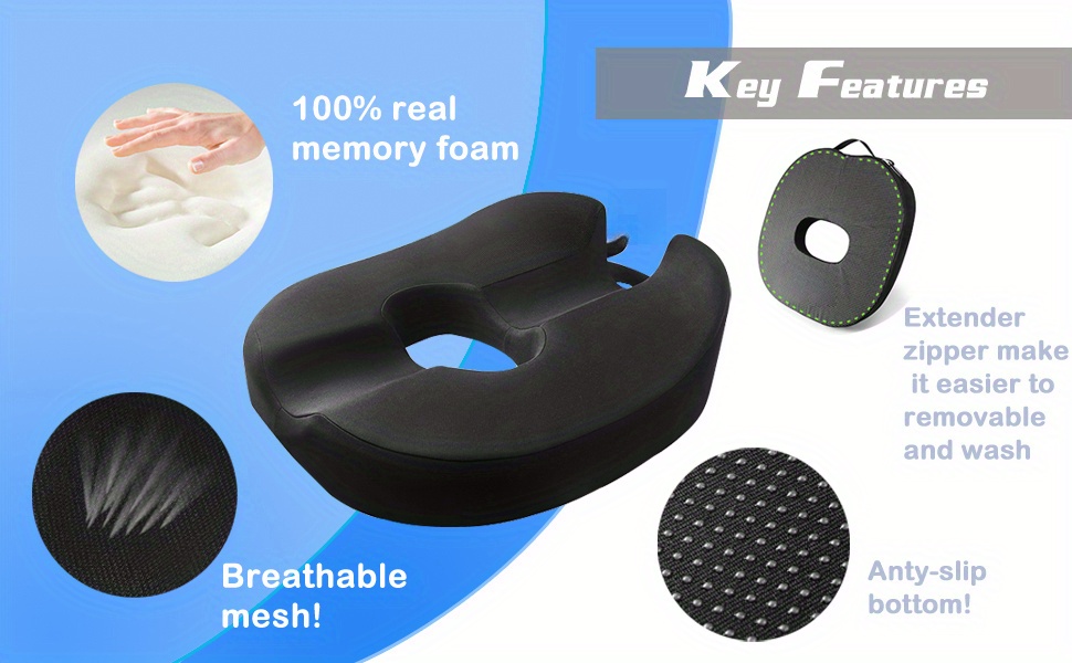 memory foam donut cushion prostate pelvic floor Temu Germany