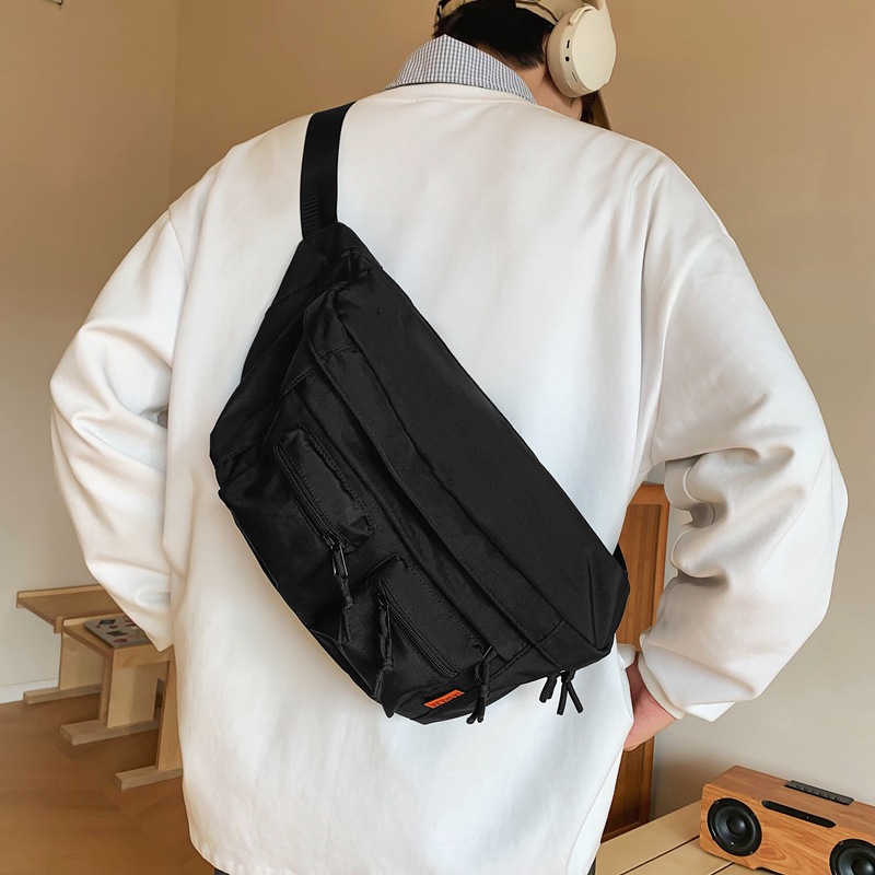 Image of Trendy Workwear Chest Bag Men, New Model, Large-capacity Functional Sports Cycling Crossbody Bag, Casual Shoulder Bag Women